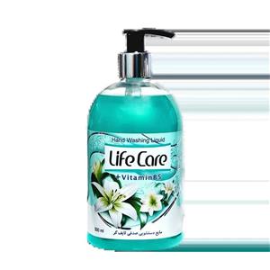 مایع دستشویی پمپی لایف کر مایع صدفی سبز حاوی ویتامین B5 گلیسیرین 500 میلی لیتر 