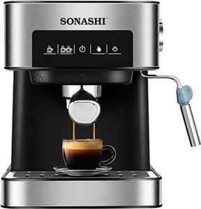 اسپرسو ساز دیجیتال همه کاره با قطع کن اتوماتیک سوناشی مدل SCM-4964