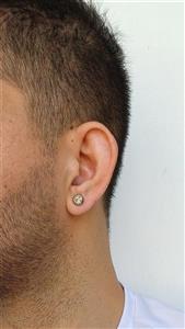 گوشواره مردانه مگنتی نگین 11