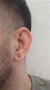 گوشواره مردانه مگنتی نگین کد 643