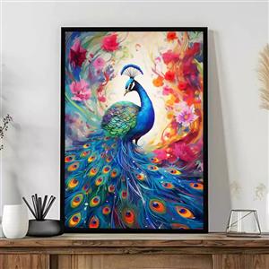 تابلو طاووس رنگارنگ کد 269