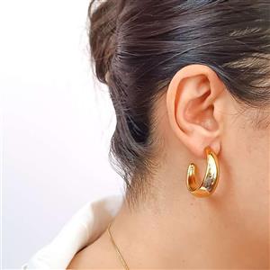 گوشواره زنانه طرح هلال کد3456