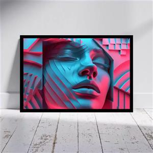 تابلو هنری چهره زن کد 471