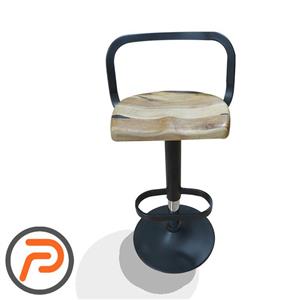صندلی اپن کانتر جک دار کفی چوب کد 64995