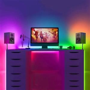 نواری RGB دیتاپذیر 5 ولت تراکم 144 مشکی