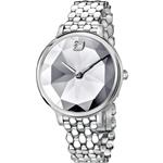 Swarovski Crystal Lake Watch, Metal Bracelet, White, Silver Tone 5416017