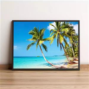 تابلو ساحل استوایی زمردین کد 678