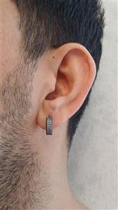 گوشواره مردانه حلقه نگین دار کد 58