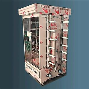 جوجه گردان 12 سیخ ایستاده SJO12 دستگاه مرغ بریان 12 سیخ