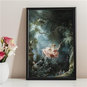 تابلو نقاشی تاب اثر ژان اونوره فراگونار کد SKU-19327