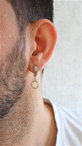 گوشواره مردانه آویز دستبند کد 8