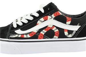 Hand Painted Gucci Snake Vans 