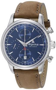 ساعت مچی مردانه اصل | برند آلپینا | مدل AL-750N4E6 Alpina Men's AL-750N4E6 Alpiner Chronograph Analog Display Automatic Self Wind Brown Watch