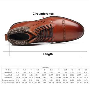 La Milano Mens Dress Boots Cap Toe Lace up Leather Winter Oxford Casual Comfortable Ankle Combat Boots for Men