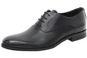 Hugo Boss Men's Sigma_Oxfr_lt Black Leather Oxfords Shoes