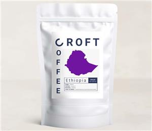 دانه قهوه اتیوپی (Ethiopia - Washed) برند croft coffee حجم 250 گرم