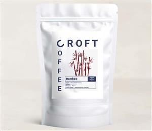 دانه قهوه 20 درصد عربیکا 80 درصد ربوستا (بامبو - Bamboo) برند croft coffee حجم 1 کیلویی