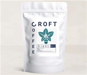 دانه قهوه 70 درصد عربیکا 30 درصد ربوستا (جاینت - Giant) برند croft coffee حجم 1 کیلویی