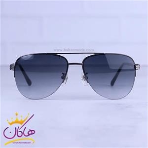 عینک آفتابی گوچی مردانه نیم فریم دودی فلزی GG 1354/3