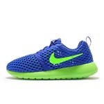 Nike Kid's Roshe One Flight Weight GS, RACER BLUE/ELECTRIC GREEN, Youth Size 6.5