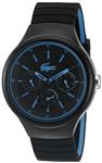 Lacoste Men's 2010869 Borneo Analog Display Quartz Black Watch