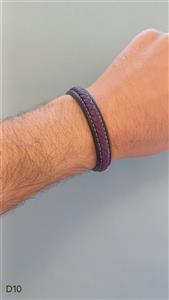 دستبند مردانه چرمی کدD10