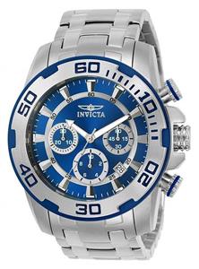 ساعت مچی مردانه اینویکتا مدل 22319 Invicta Men's Pro Diver Quartz Watch with Stainless-Steel Strap, Silver, 26 (Model: 22319)