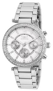 Invicta Women's 21386 Angel Stainless Steel Crystal-Accented Bracelet Watch