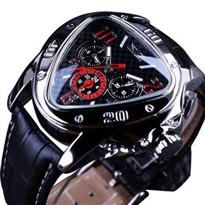 ساعت مچی مردانه Jaragar Automatic Fashion Sport Triangle Racing Design Men Wrist Watch 