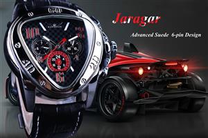 ساعت مچی مردانه Jaragar Automatic Jaragar Fashion Sport Triangle Racing Design Automatic Men Wrist Watch