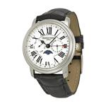Frederique Constant Classics White Dial Leather Strap Men's Watch FC270M4P6