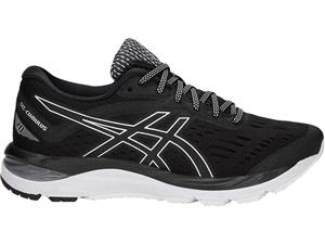 کتانی رانینگ زنانه آسیکس Asics Gel-Cumulus 20 2E Wide Black White