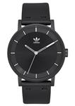 Adidas Watches District_L1. Genuine Leather Strap Watch, 20mm Width (40mm)