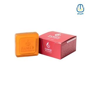 پاک کننده جامد شفاف و روشن کننده پوست فامر