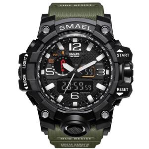 KXAITO Men's Watches Sports Outdoor Waterproof Military Wrist Watch Date Multi Function Tactics LED Alarm Stopwatch