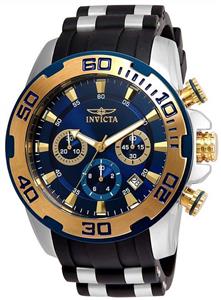 Invicta Men's 'Pro Diver' Quartz Stainless Steel and Silicone Casual Watch