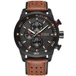 CURREN Original Brand Men's Sports Waterproof Leather Strap Wrist Watch 8250 Brown Black