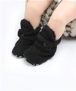 TIMATEGO Newborn Baby Boys Girls Premium Fleece Booties Non Slip Slipper Socks Infant Toddler First Walker Crib Shoes 