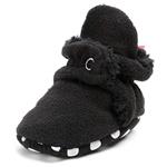 TIMATEGO Newborn Baby Boys Girls Premium Fleece Booties Non Slip Slipper Socks Infant Toddler First Walker Crib Shoes