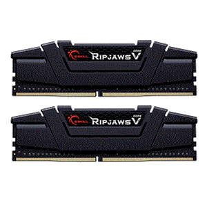 رم دسکتاپ DDR4 دو کاناله 3200 مگاهرتز CL16 جی اسکیل مدل Ripjaws V ظرفیت 16 گیگابایت G.SKILL RIPJAWS V DDR4 3200MHz CL16 Dual Channel Desktop RAM 16GB