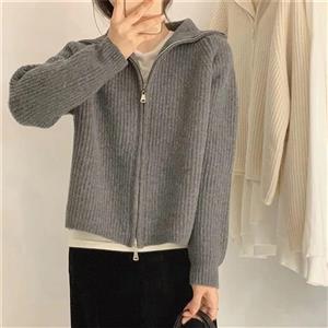ژاکت بافتنی زنانه زیپ‌دار کد 35