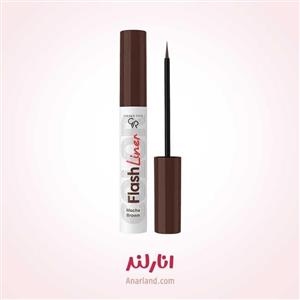 خط چشم مویی گلدن رز مدل Flash Liner رنگ قهوه ای