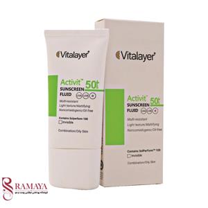 کرم ضد آفتاب اکتیویت فلوئیدی ویتالیر spf50