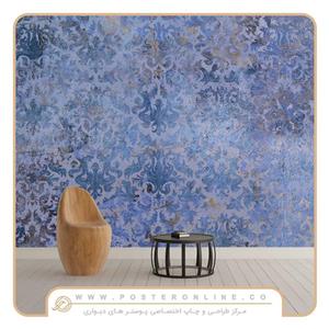 پوستر دیواری لاکچری پتینه طراحی و نقاشی کد A-3005