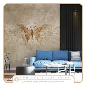 پوستر دیواری لاکچری پتینه مینیمال mt-83863