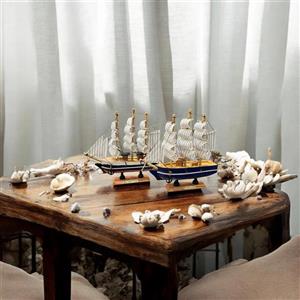 ماکت کشتی چوبی دکوری 20سانتیمتری کد 2004