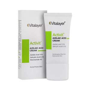 کرم آزلائیک اسید ٪10 اکتی ویت ویتالیر 30 میل