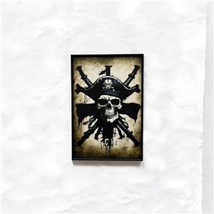 تابلو طرح اسکلت دزدان دریایی