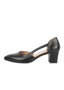 کفش مجلسی چرم زنانه مدل تیدا کد 021