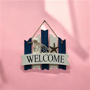تابلو Welcome نرده ای چوبی کد 1001